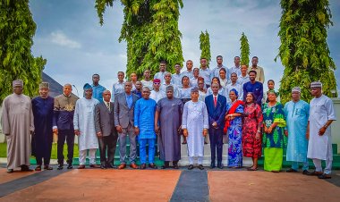 FULOKOJA Music Students Present First Kogi State Anthem to Governor Usman Ododo