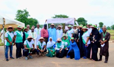 Vice-Chancellor of Federal University of Lafia Inaugurates Green Environment Club and Unveils Green Area