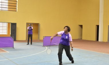 FUTA VC Leads Display of Skills at Maiden Badminton Championship