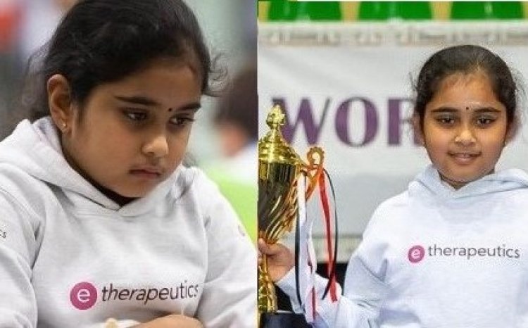 8-Year-Old Student Tops Global Chess Rankings, Emerges as First Female Chess Master