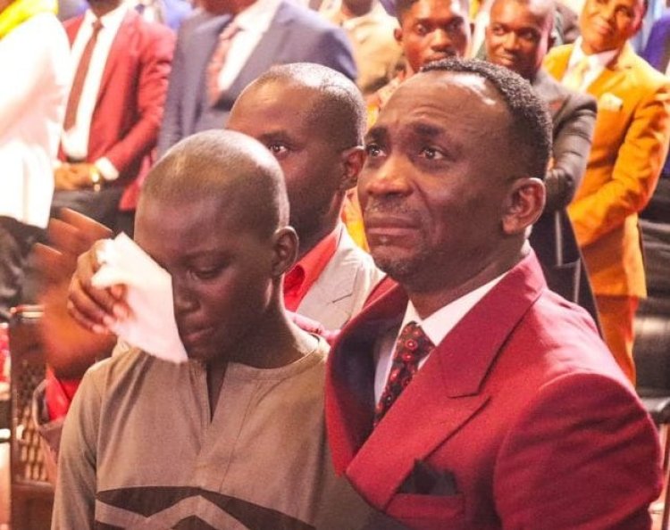 Dr. Paul Enenche Offers Full Scholarship to Measles Survivor Emmanuel, to Study Medicine
