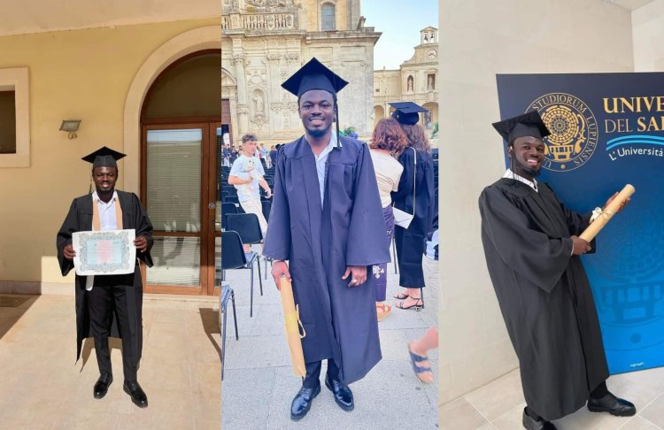 FUTA Alumnus, Ayobami Ogundairo, Bags Master's Degree from Università del Salento, Italy