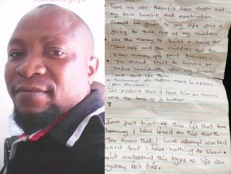 School Teacher Ends his Life,  Leaves Written Note on how his Assets Should be Shared