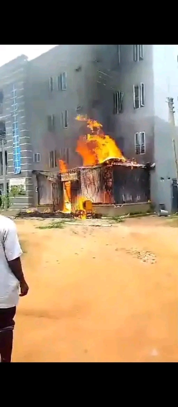 Kaduna State University Popular Restaurant Posh Peony Destroyed by Fire