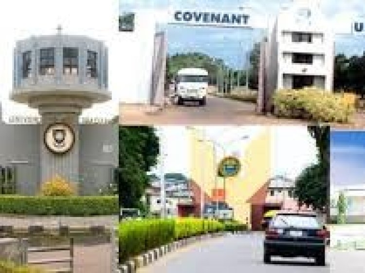 Covenant University, UI, FUTA, UNILAG Tagged as the Big 4 of Nigerian Universities