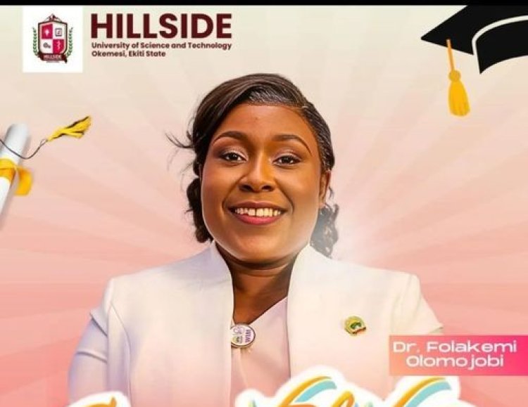 Hillside University Congratulates Dr. Folakemi Olomojobi on Appointment as Ekiti State Head of Service