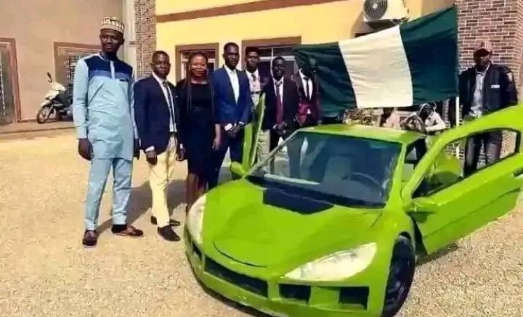 UNIJOS Engineering Student Builds Mini Sports Car as Final Year Project