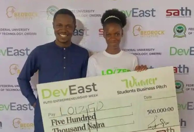 FUTO Student Triumphs in Business Pitch Competition