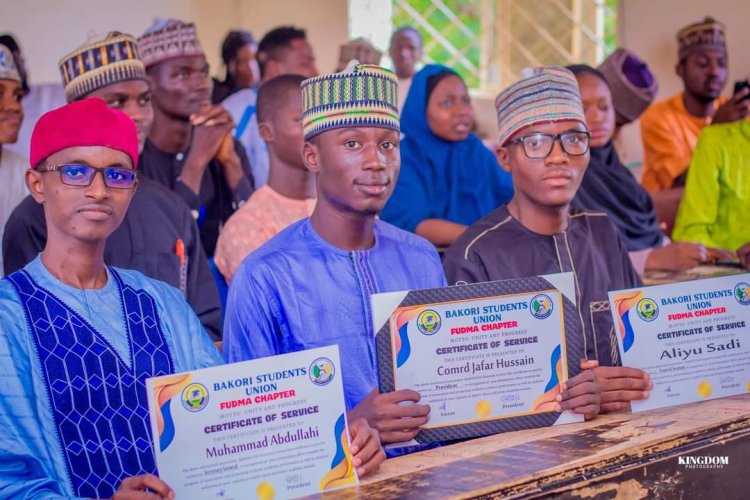 BAKORI Students Union (BAKSU) Fudma Chapter Inaugurates New Caretaker Committee