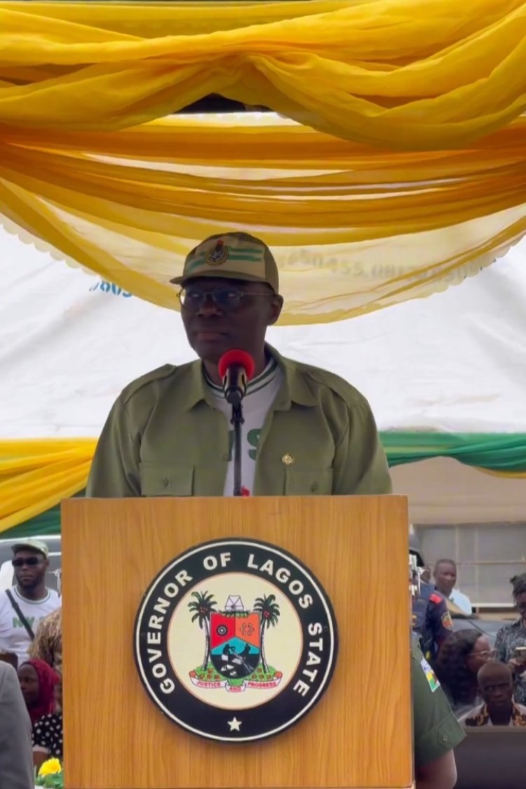 Governor Sanwo-Olu Gifts Corpers N100,000 Each, Promises Jobs for Top 100 Corps Members