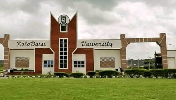 KolaDaisi University Initiates Sales of 2024 Post-UTME/DE Forms