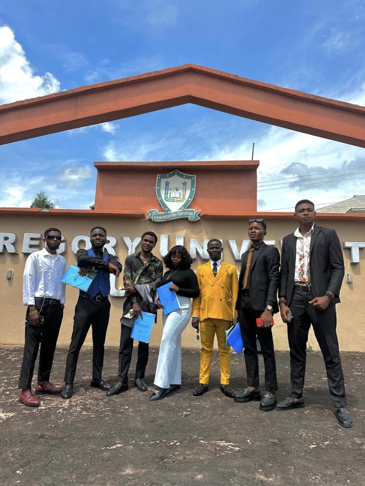 Gregory University, Uturu Students Celebrate Successful College Internal Defense