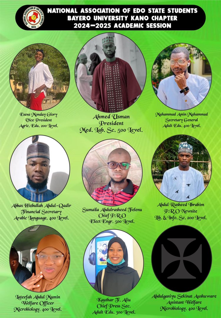 Meet the New NAESS BUK Chapter Executives for 2024/2025