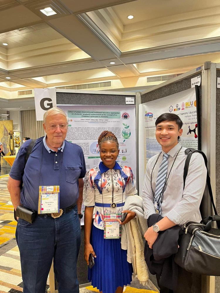 Akwa Ibom State University Student Shines at International Chemistry Conference in Thailand, Earns Scholarship