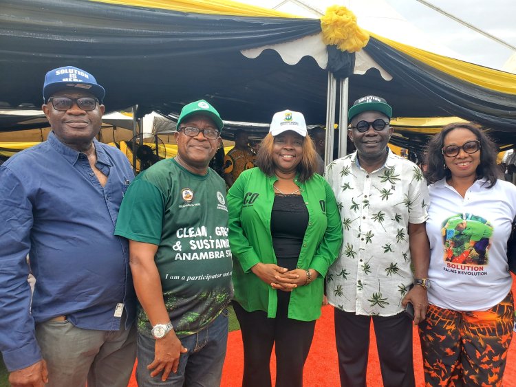 COOU Ag. Vice Chancellor Joins Governor Soludo in Tree-Planting Initiative at Achebe Stadium