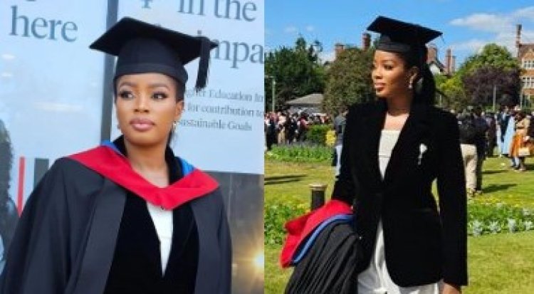 Nigerian Lady, Olaedo Maureen Emelie, Graduates with Masters from UK University