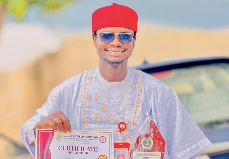 Adamawa State University “Golden Boy" Receives Peace Ambassador Award