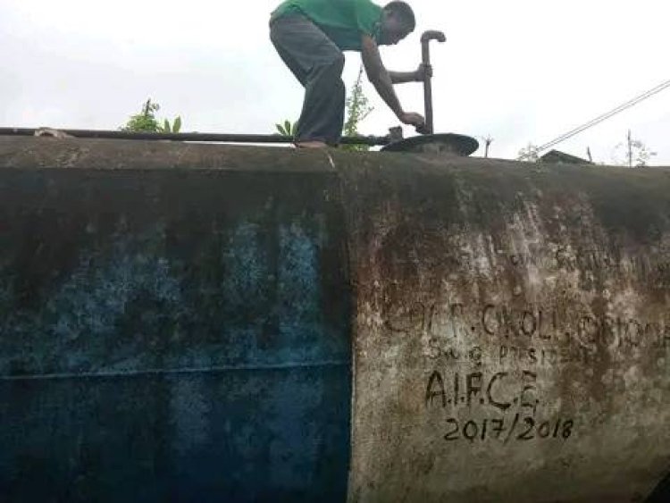 Alvan Ikoku Federal University SUG Inspects Abandoned Kerosene Mega Station, Checks Business Prospects