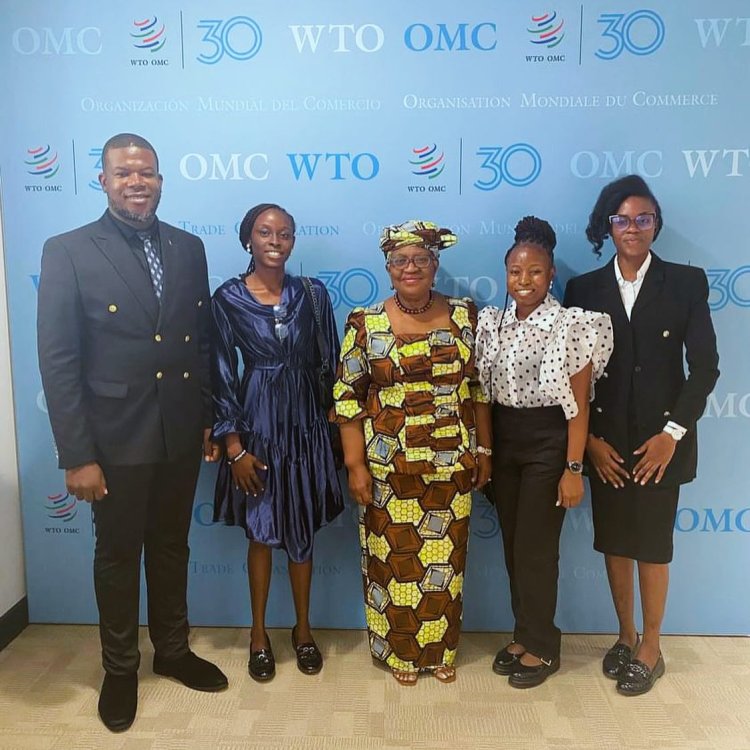 AEFUNAI Students Meet Okonjo-Iweala After Geneva Competition Success