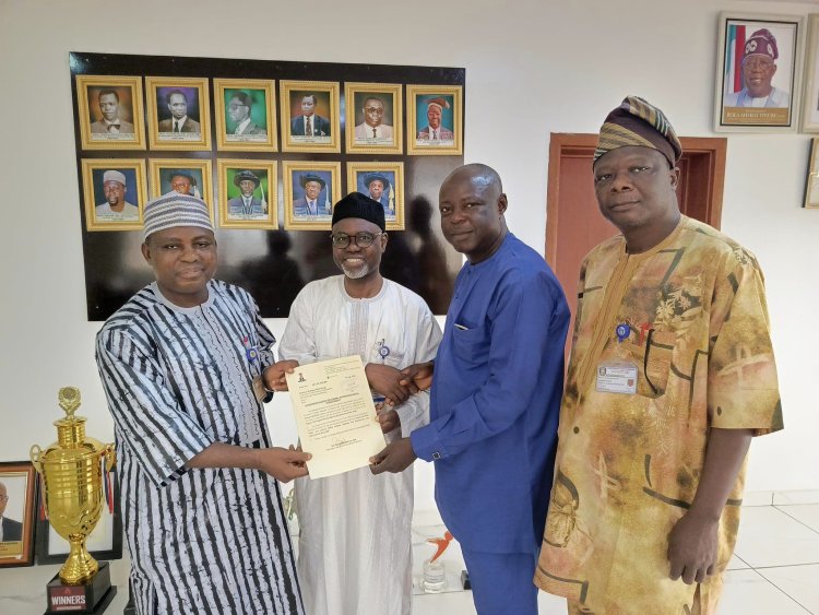 UNILORIN VC Prof Wahab Egbewole Hosts New DG of Nigerian Geological Survey Agency