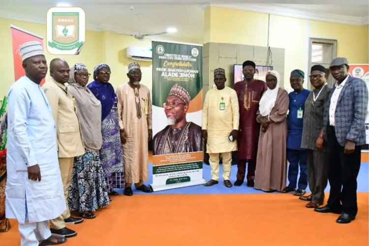 Heads of Kwara State Institutions Congratulate New KWASU VC, Prof Shaykh-Luqman Jimoh