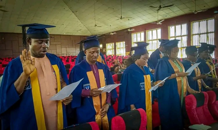 Federal University Lokoja Matriculates First Set of Part-Time Students