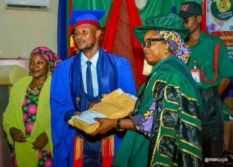 Newthing Shuaibu Emerges as Best Graduating Student in Pharmaceutical Sciences at KASU