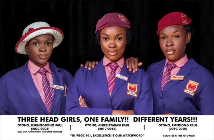 Three Sisters, Three Generations of Leadership: A Family's Journey Through Federal Government Girls' College Akwa Ibom