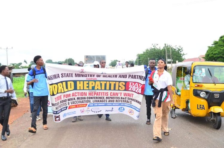 Vice-Chancellor of Federal University of Lafia Participates in World Hepatitis Day Event