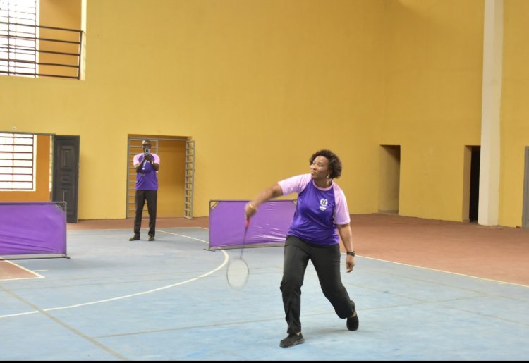 FUTA VC Leads Display of Skills at Maiden Badminton Championship