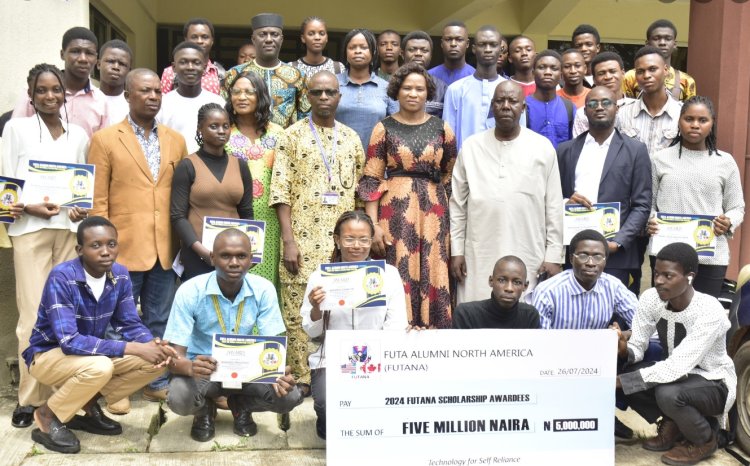 FUTA Alumni Association North America Awards N5 Million in Scholarships