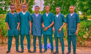 MDCN Students from College of Health Jahun, Jigawa State Dental Students