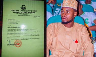 Fahad Hrazumi Receives Commendation from Federal University Dutse for Debate Success