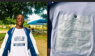 Graduate Celebrates Academic Journey with Humorous Sign-Out Shirt
