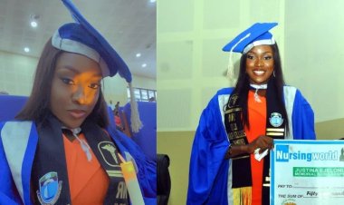 UNIPORT Nursing Graduate Orji Marvellous Tamunoimiete Shines as Best Student, Wins 50,000 Naira, and Takes Nightingale’s Oaths