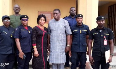 Federal Fire Service Members Visit College of Education Katsina-Ala Provost