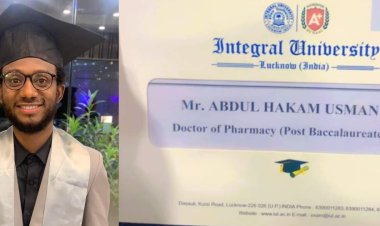 Abdulhakam Usman Earns Doctor of Pharmacy Degree, Credits Sokoto State Scholarship Board for Support