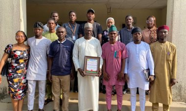 NIMELSSA Awards Deputy Provost of College of Medicine at FULAFIA for Excellence