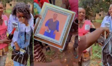 Kogi Bike Man Surprises Female Graduate with Gifts During University Sign-Out