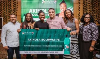7Up Awards Prestigious Harvard Business School Scholarship to Boluwatife Akinola