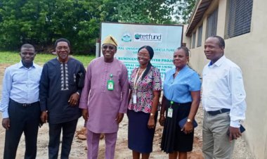 FUNAAB Vice-Chancellor Commissions 30-Unit Small Ruminant Pen for COLANIM Farm in Abeokuta