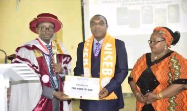 Taraba State University VC Prof. Sunday Paul Bako, Receives Prestigious NISEB Award
