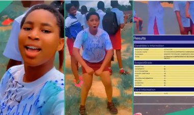 WAEC Results of Student Who Celebrated Sign out, Like a University Graduate Go Viral