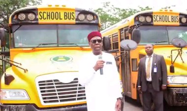 Adamawa State University Receives Generous Donation of Four Buses from Governor Fintiri