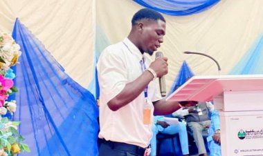 Newly Elected Students' Union President Comrade Olorunfemi Benjamin Presents Vision During Interactive Session