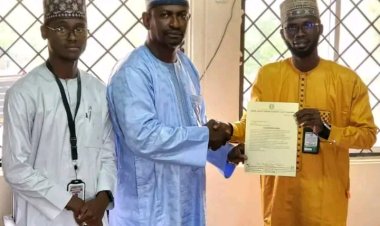 Student Leaders Felicitate with  Dr. Ibrahim Babale, Reappointed Rector of Federal Polytechnic Damaturu