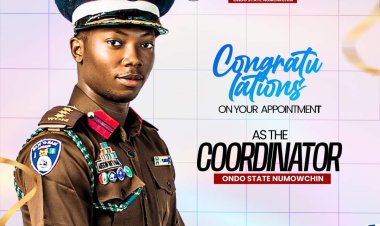 FUTA Student Pat. Iyanu Taiwo Oluwaleye Appointed Ondo State NUMOWCHIN Coordinator
