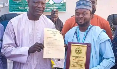 North-Eastern University Gombe Deputy Vice-Chancellor Receives Prestigious Award from Federal University of Kashere