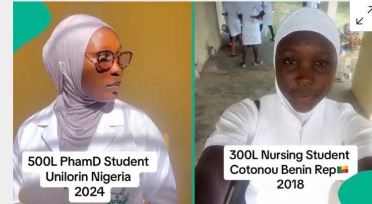 Nigerian Lady Transitions from Nursing in Benin Republic to Final Year Pharmacy Student at UNILORIN