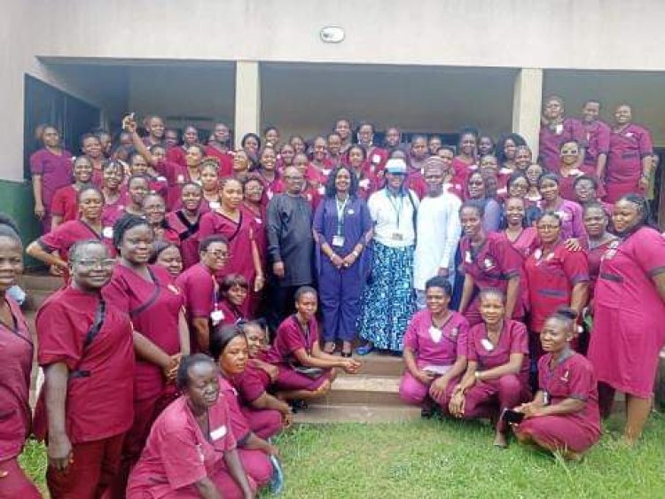 NOUN Nursing Students Undergo OSCE Examination at Awka Study Centre